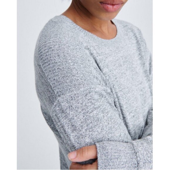 💕RAG & BONE💕 Avryl Long Sleeve Midi Sweater Dress Light Heather Gray Medium M - Picture 4 of 16